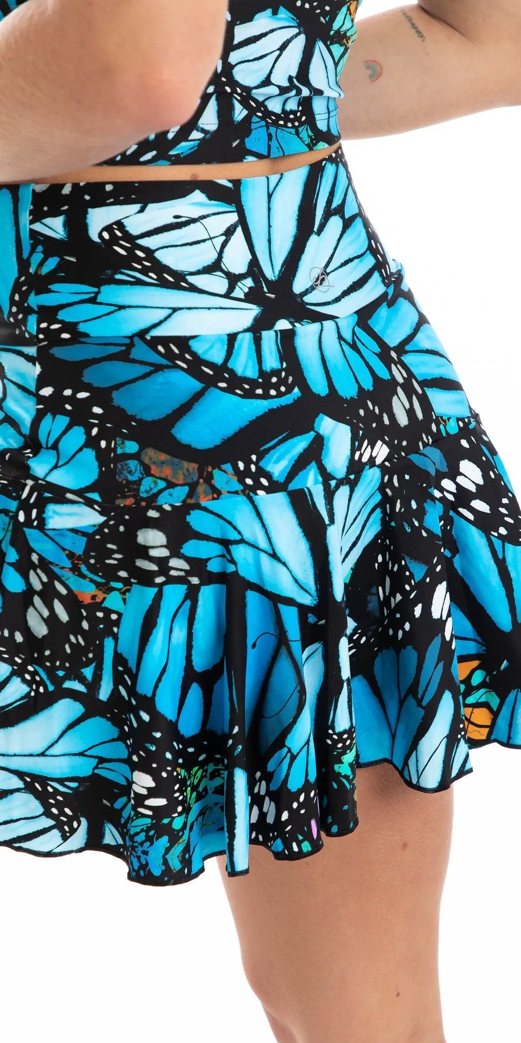 Butterfly Eco Long Skort with Pockets