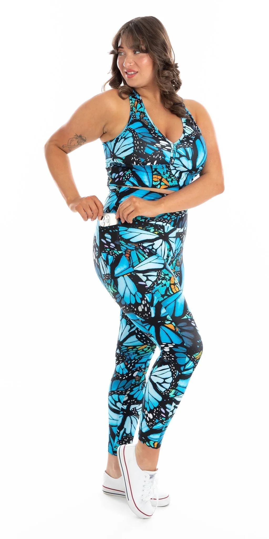 Butterfly Eco Ultra High Waist Leggings with Pockets