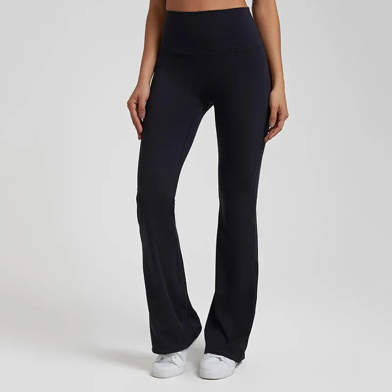 Buttery Soft High Waist Flare Leggings - Full Length Workout Yoga Pants