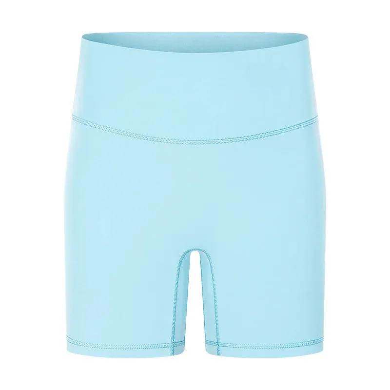 Buttery Soft High Waist Yoga Shorts for Women - Tummy Control Fitness Athletic Workout Running Shorts with Inner Pocket