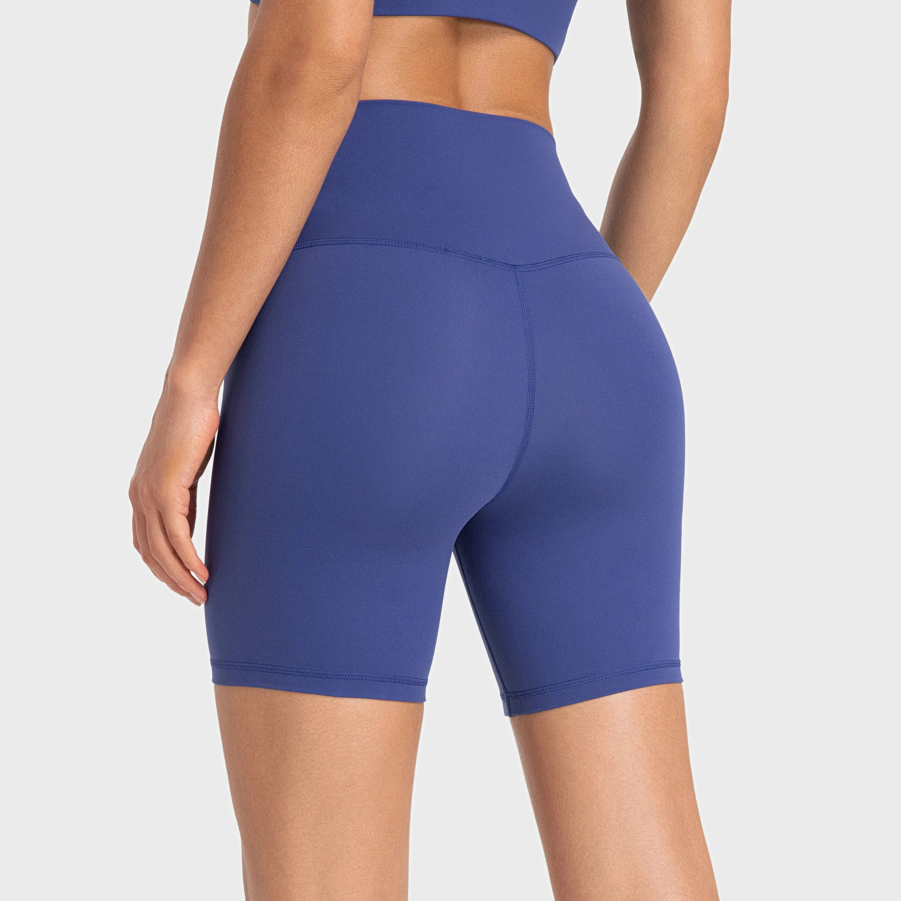 Buttery Soft High Waist Yoga Shorts for Women - Tummy Control Fitness Athletic Workout Running Shorts with Inner Pocket