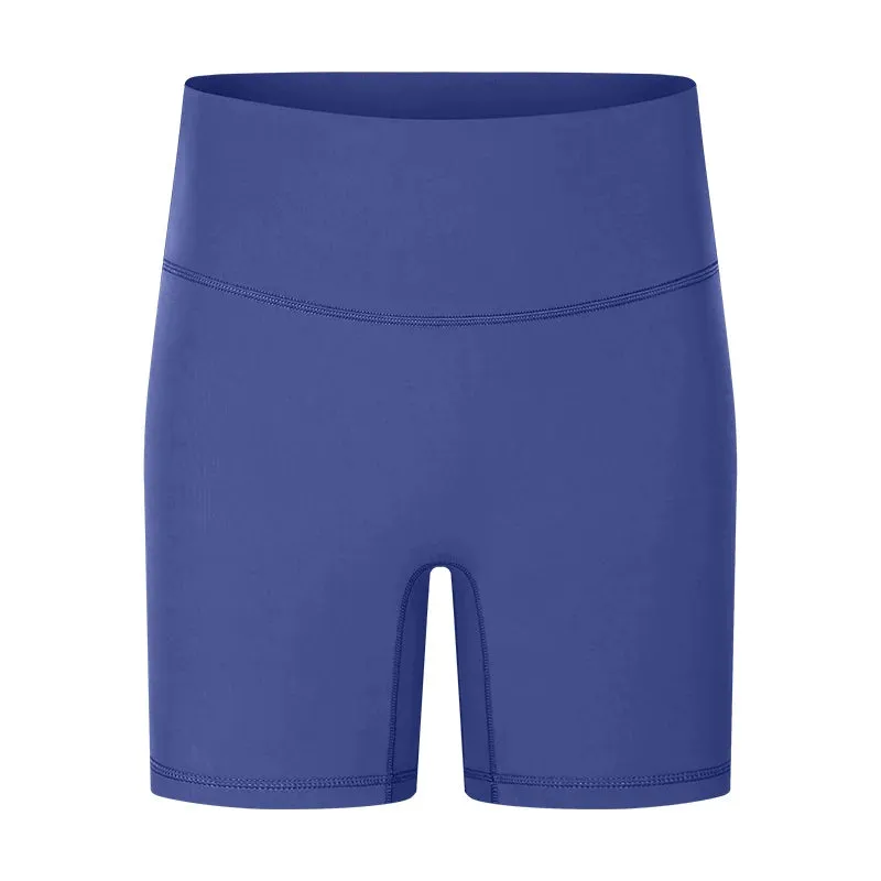 Buttery Soft High Waist Yoga Shorts for Women - Tummy Control Fitness Athletic Workout Running Shorts with Inner Pocket