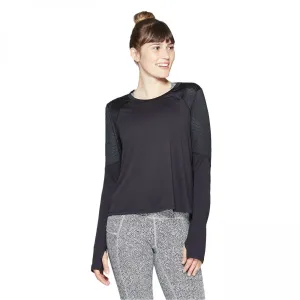 C9 Champion Women's Training Long Sleeve Mesh Open Back Shirt