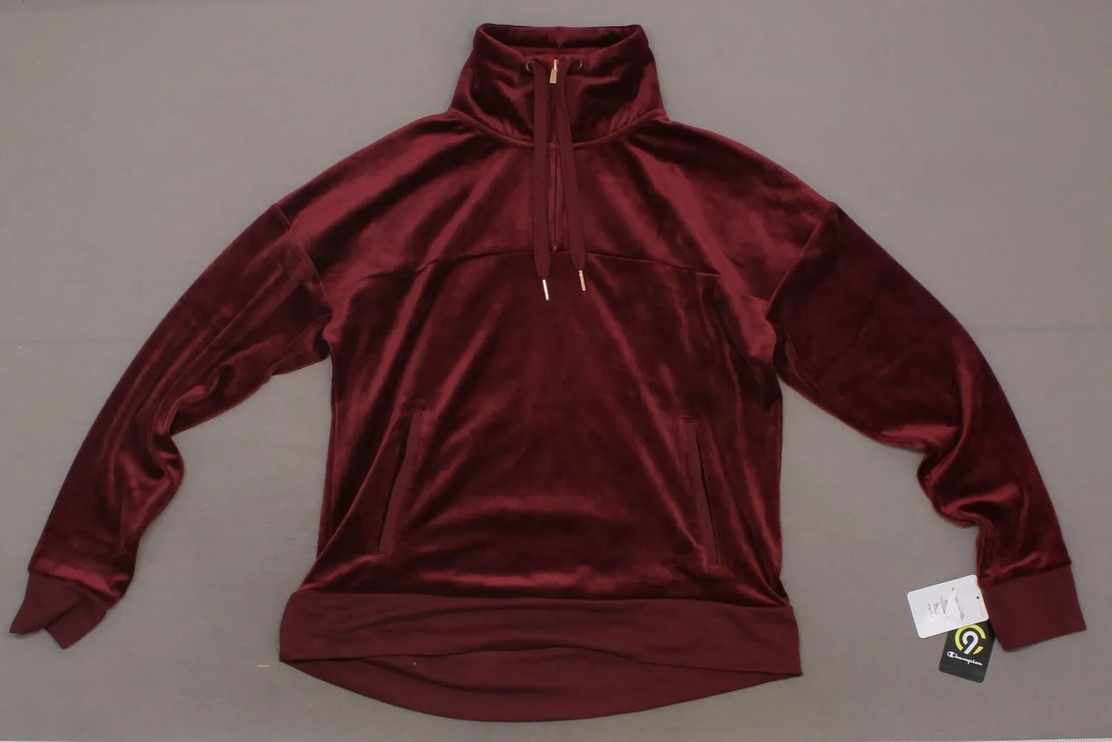C9 Champion Women's Velour Training Cozy Quarter Zip Pullover