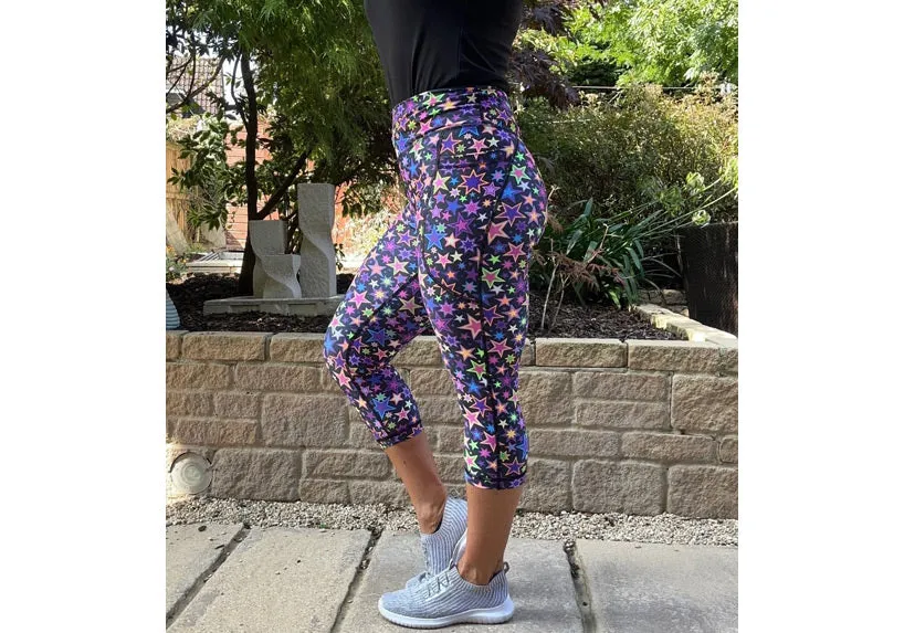 Capri Starlight Starbright Leggings with pockets