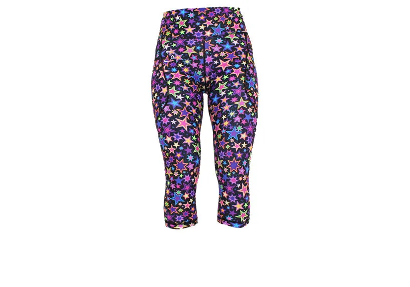 Capri Starlight Starbright Leggings with pockets