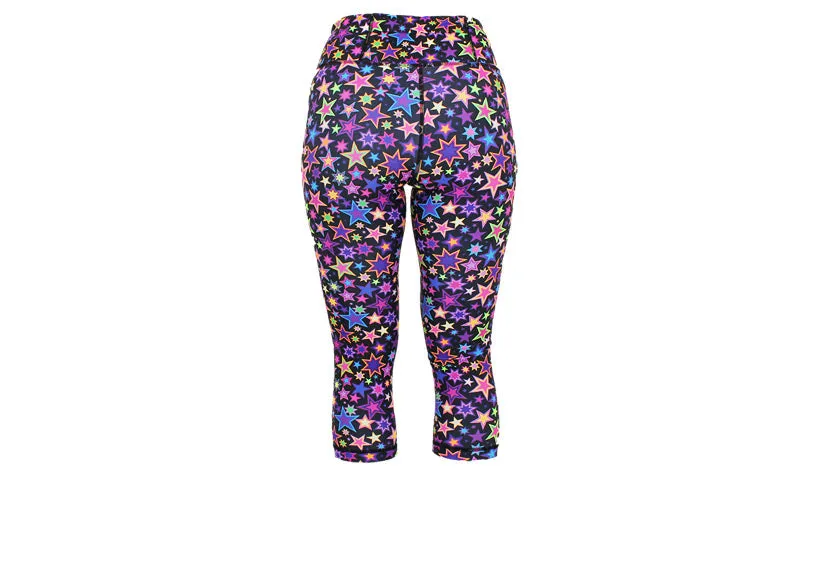 Capri Starlight Starbright Leggings with pockets