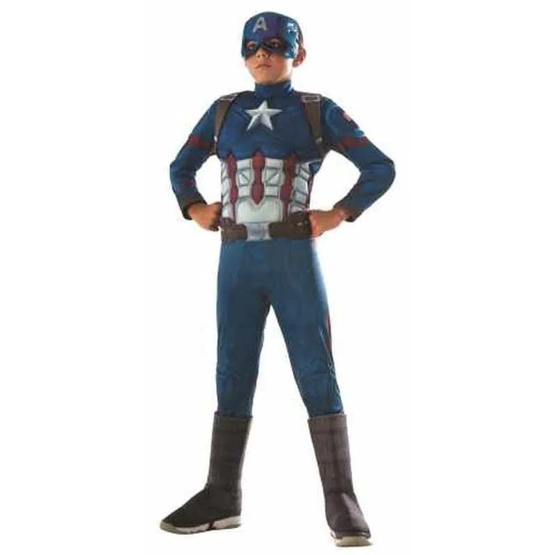 Captain America Cw Deluxe Costume Size 3 5