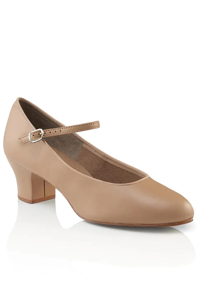 Caramel Suede Sole Jr. Footlight Character Shoes - Adult