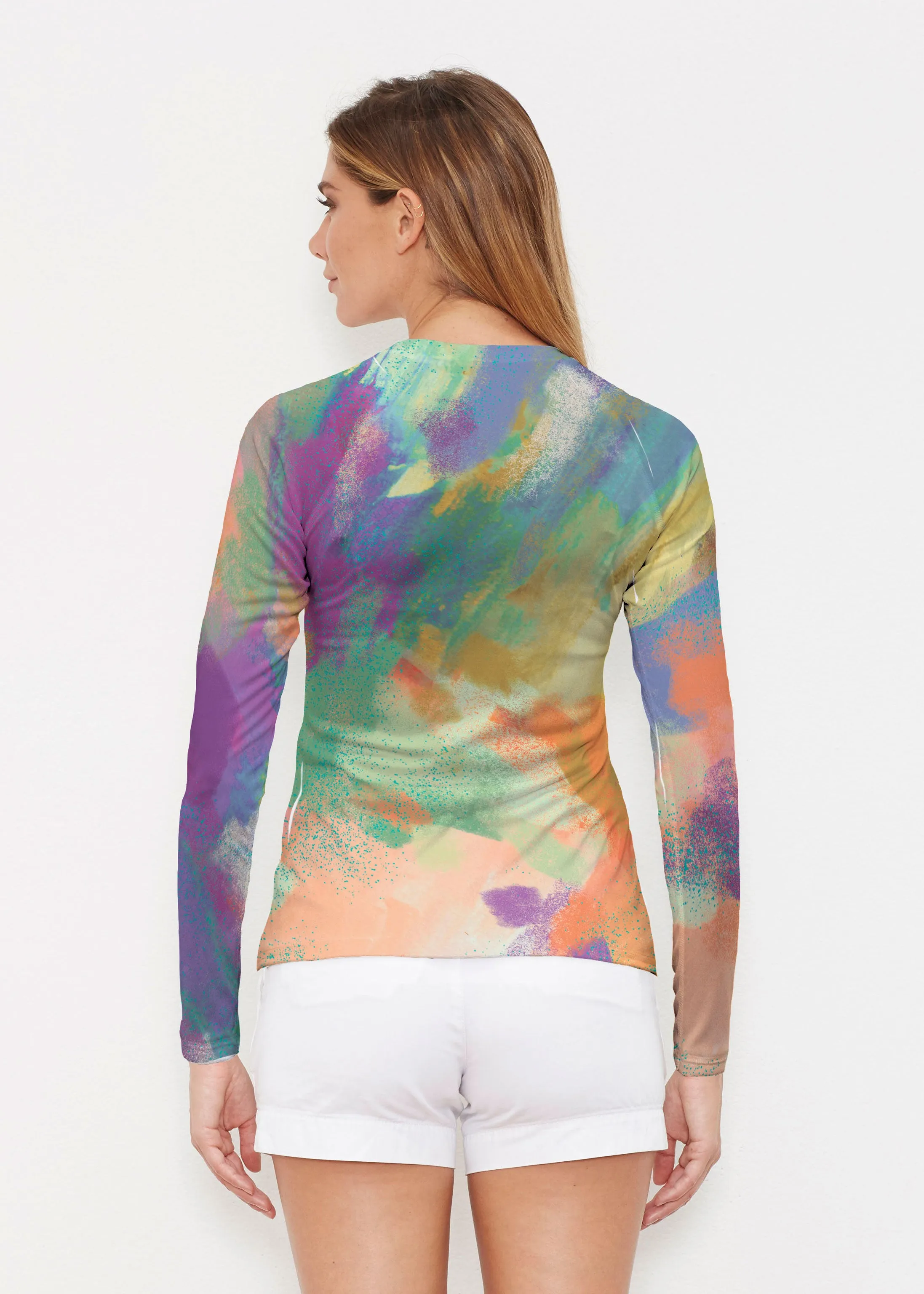 Chalk Of Dreams (17278) ~ Long Sleeve Rash Guard