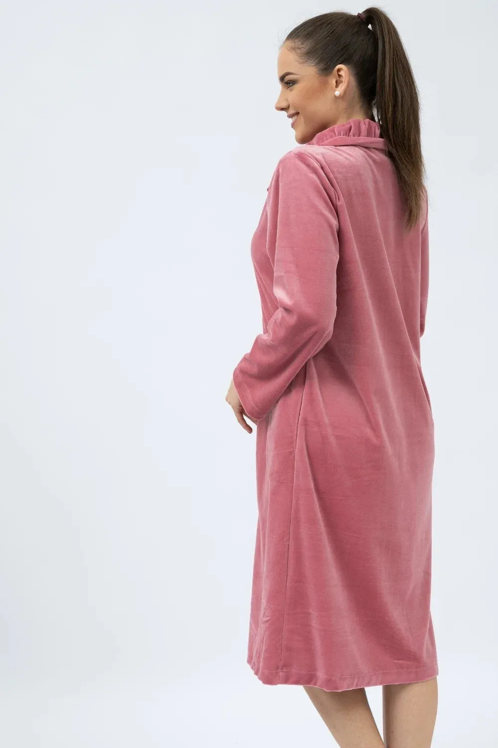 Classic Nicky Velour Women Zip Robe