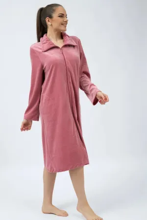Classic Nicky Velour Women Zip Robe