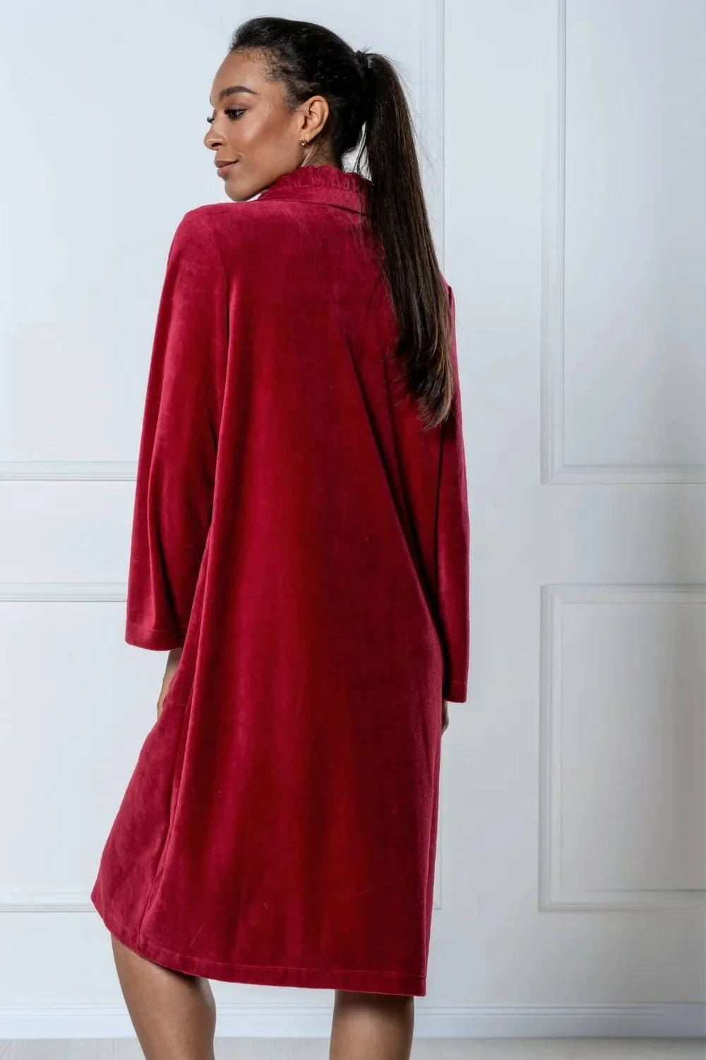 Classic Nicky Velour Women Zip Robe