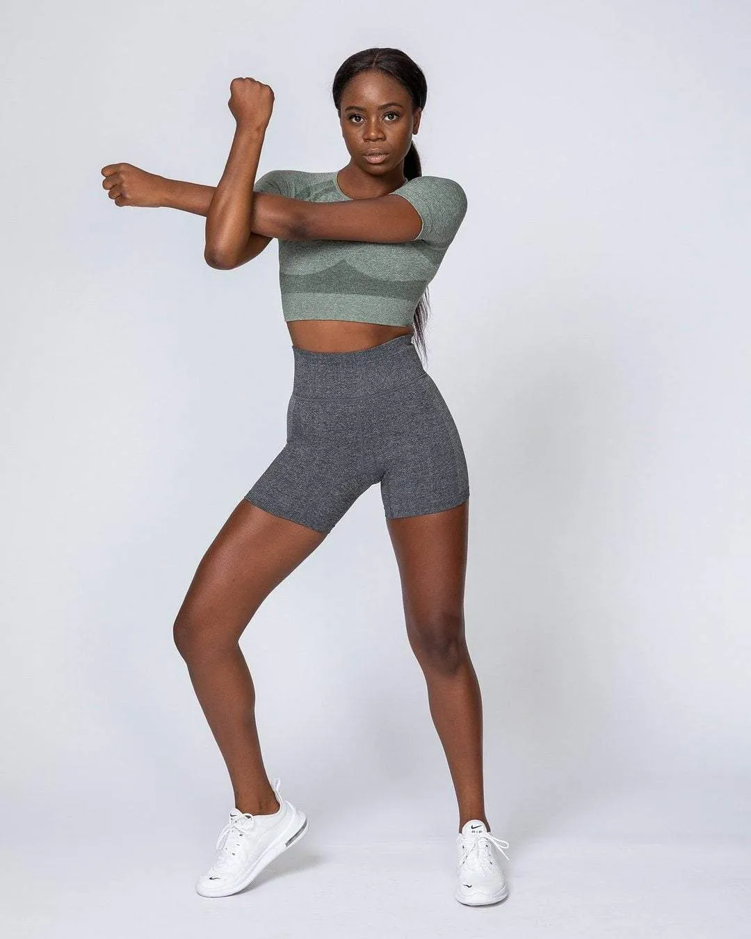 Classic Seamless Tee - Khaki Marl