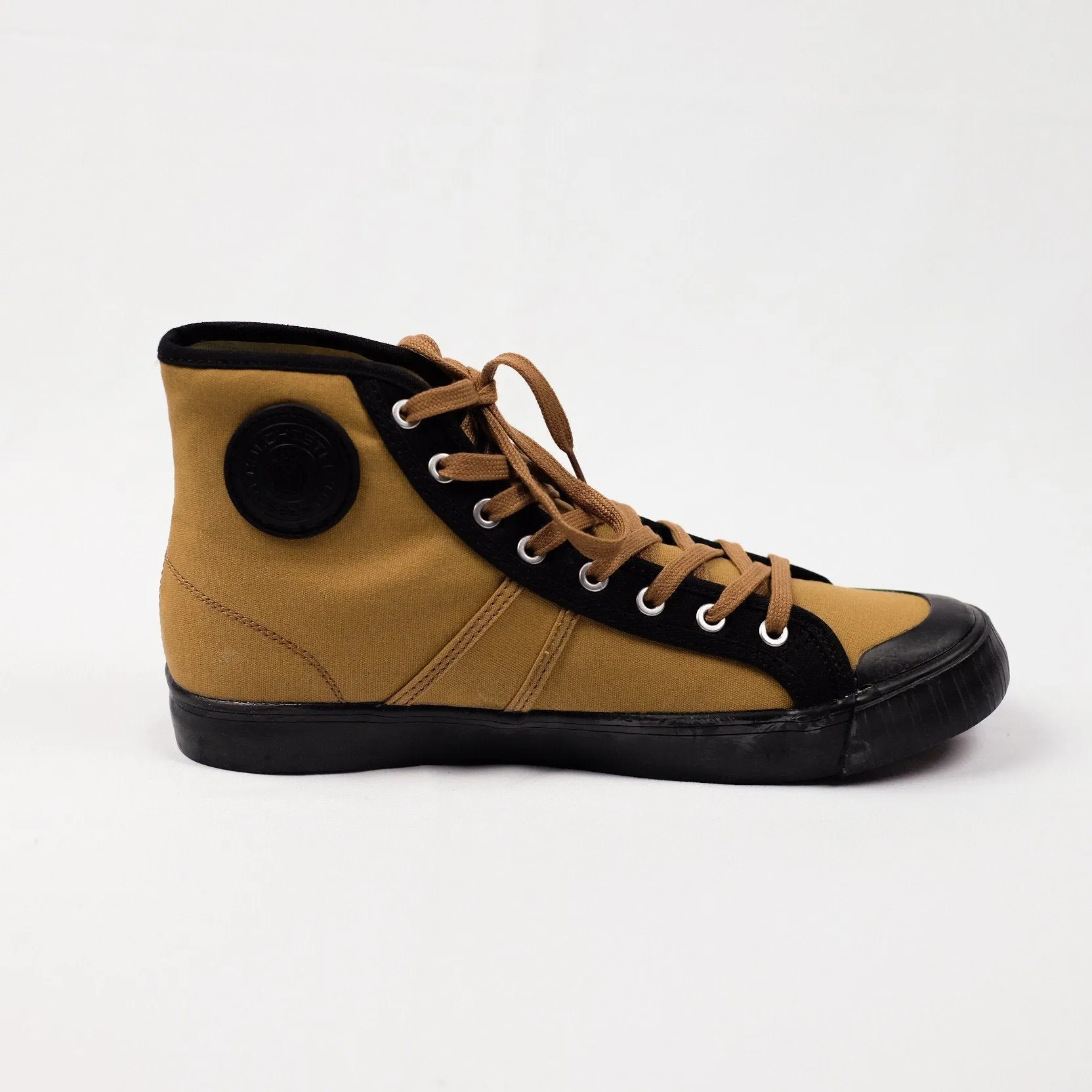 Colchester Rubber Co. Contrast High Top - Dead Grass x Black