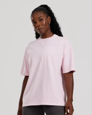 Comfort Oversized Short Sleeve T-Shirt Washed | Quartz