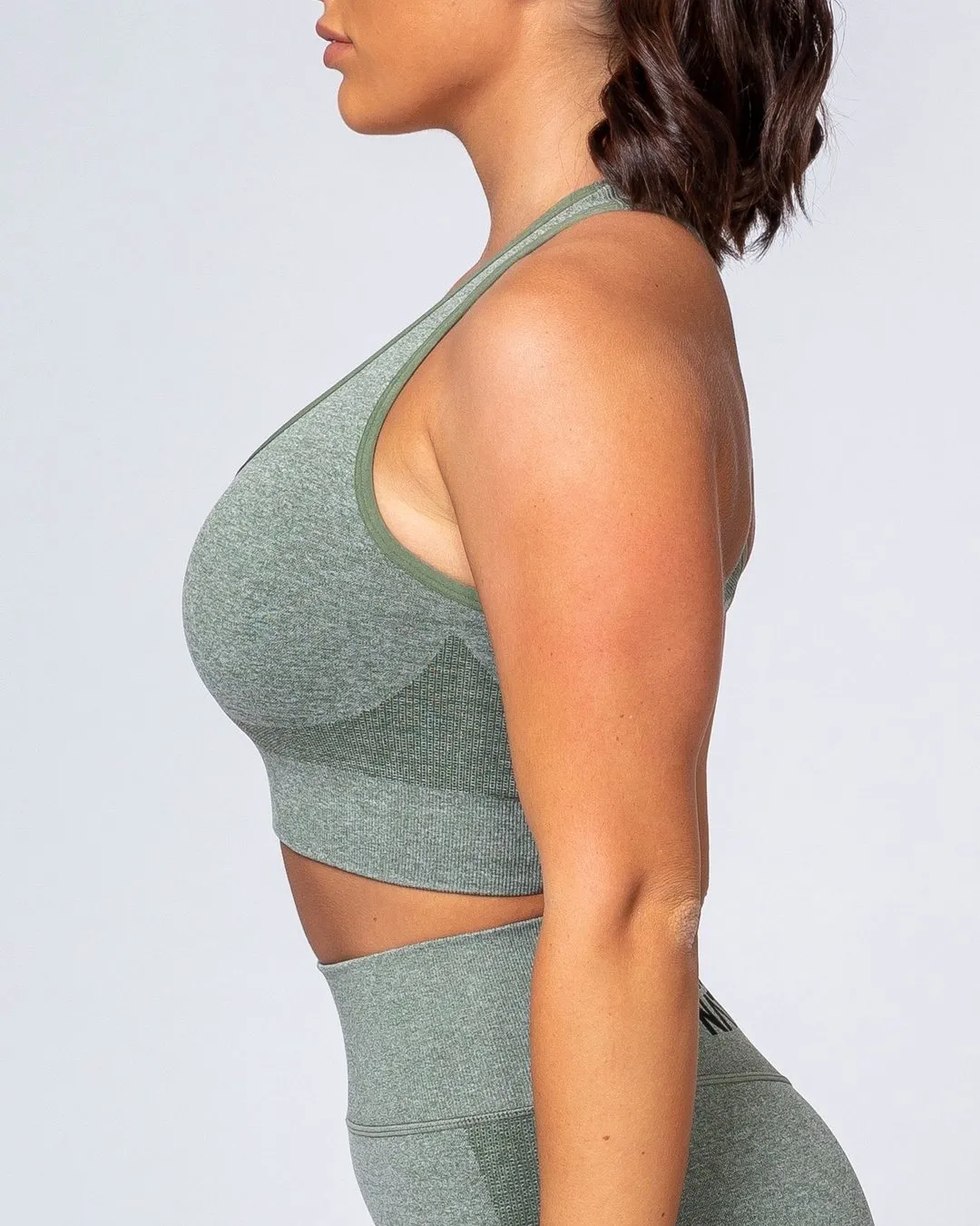 Comfort Seamless Bra - Khaki Marl