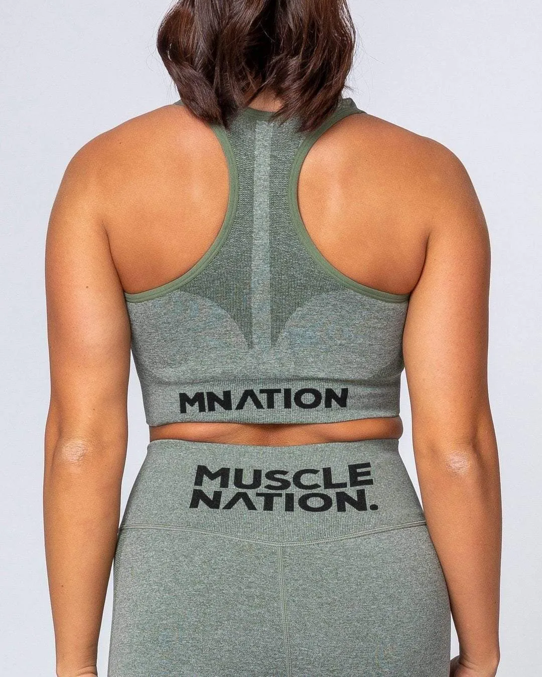 Comfort Seamless Bra - Khaki Marl