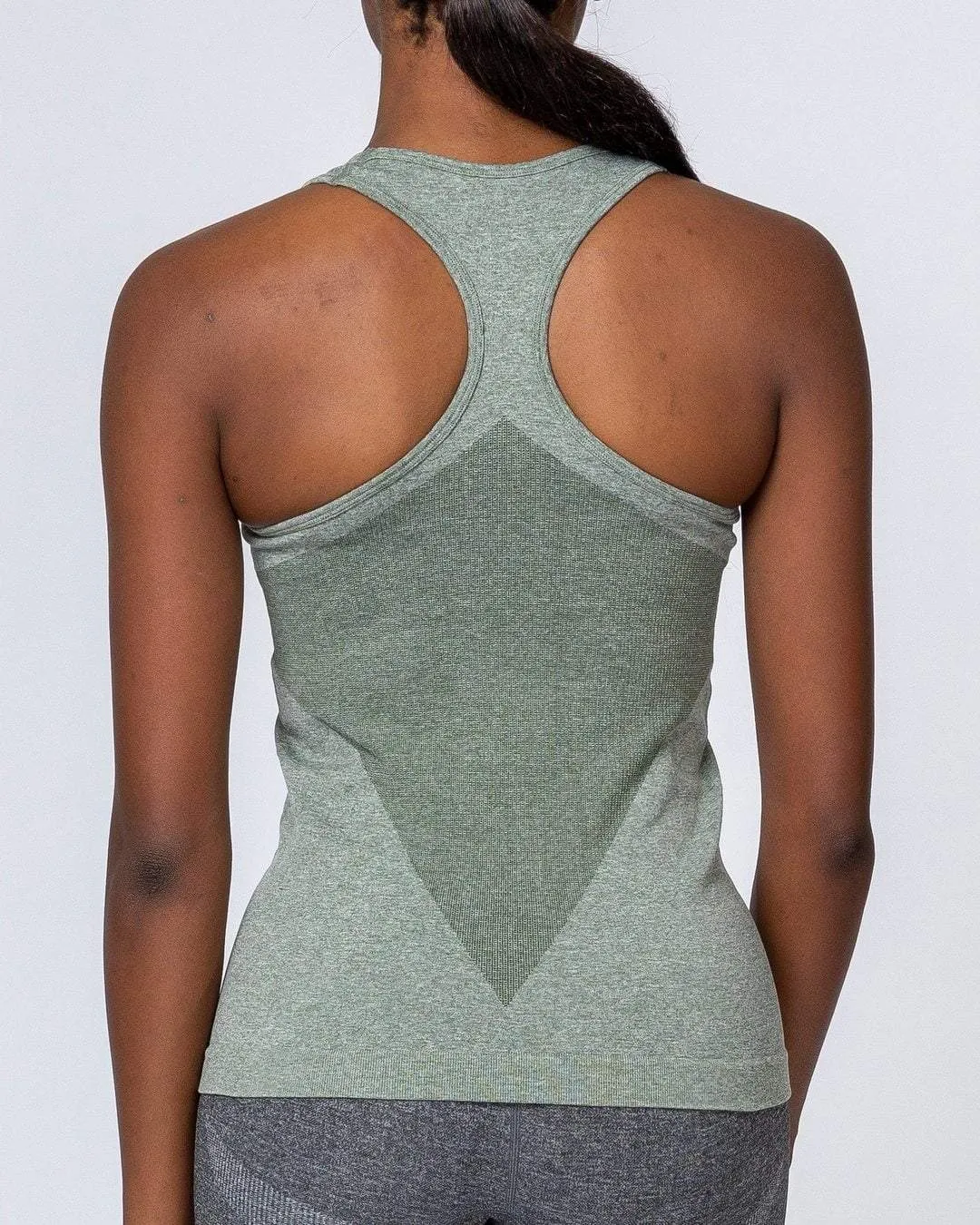 Comfort Seamless Tank - Khaki Marl