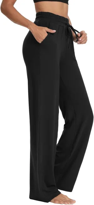 Comfy Wide Leg Yoga Sweatpants | Sarin Mathews