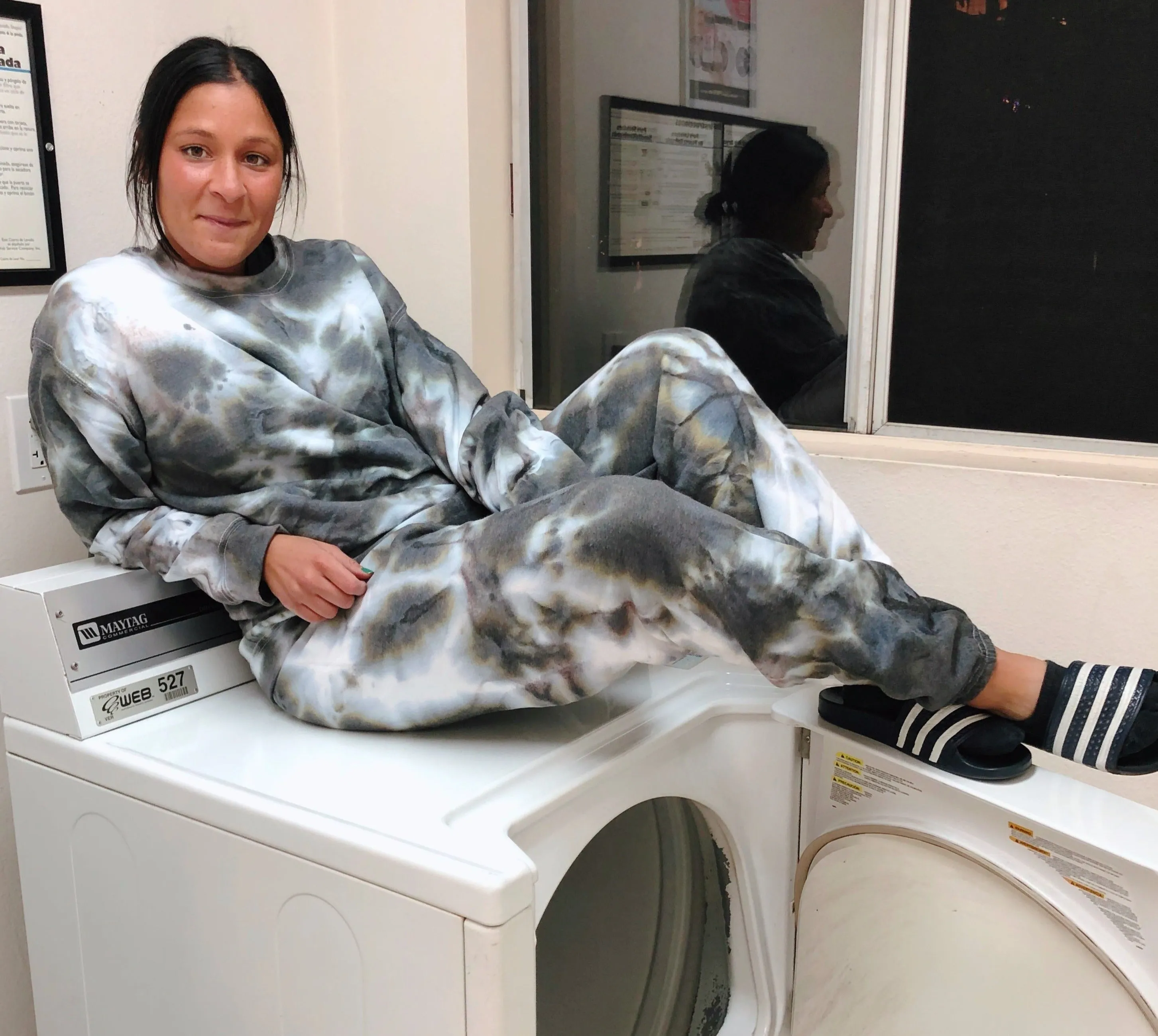 Cookies N Cream Tie Dye Loungewear Set