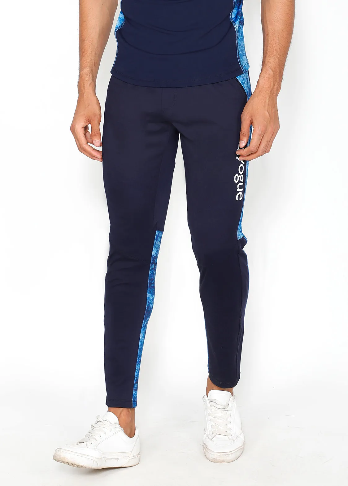 Copper Blue Slim-Fit Trackpants