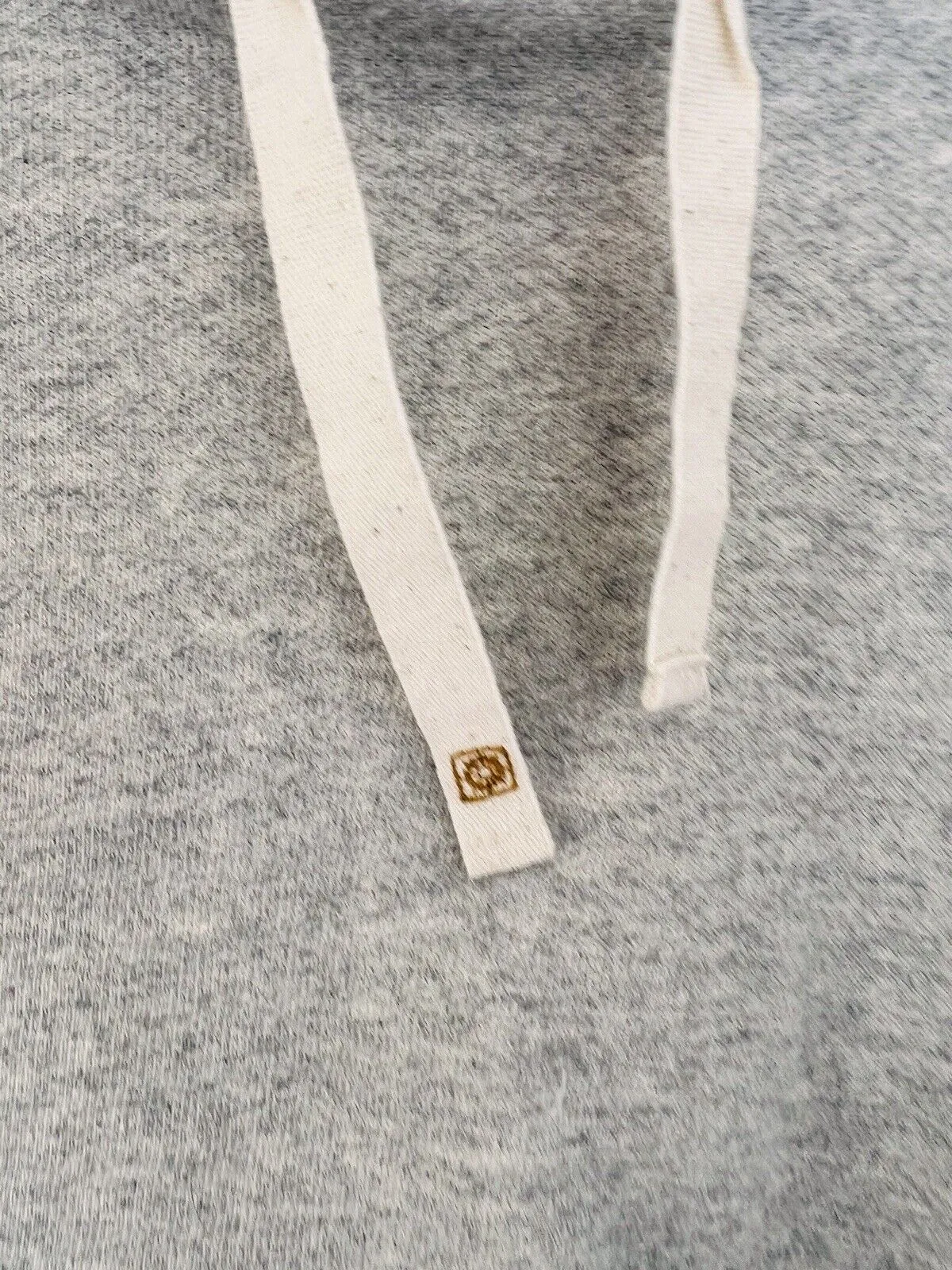 COPPER KEY Womens Cropped Sweatshirt Hoodie Size XL Beige Boxy Relaxed Fit