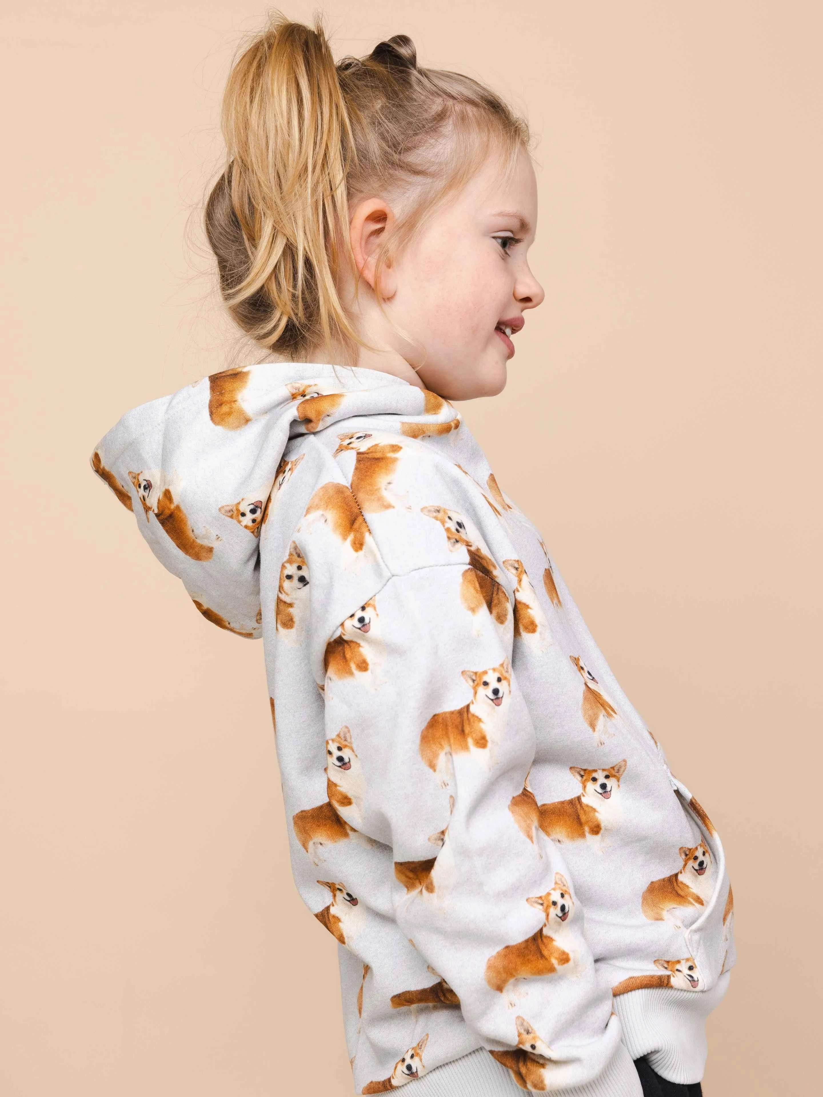 Corgi Time Oversized Hoodie Kids
