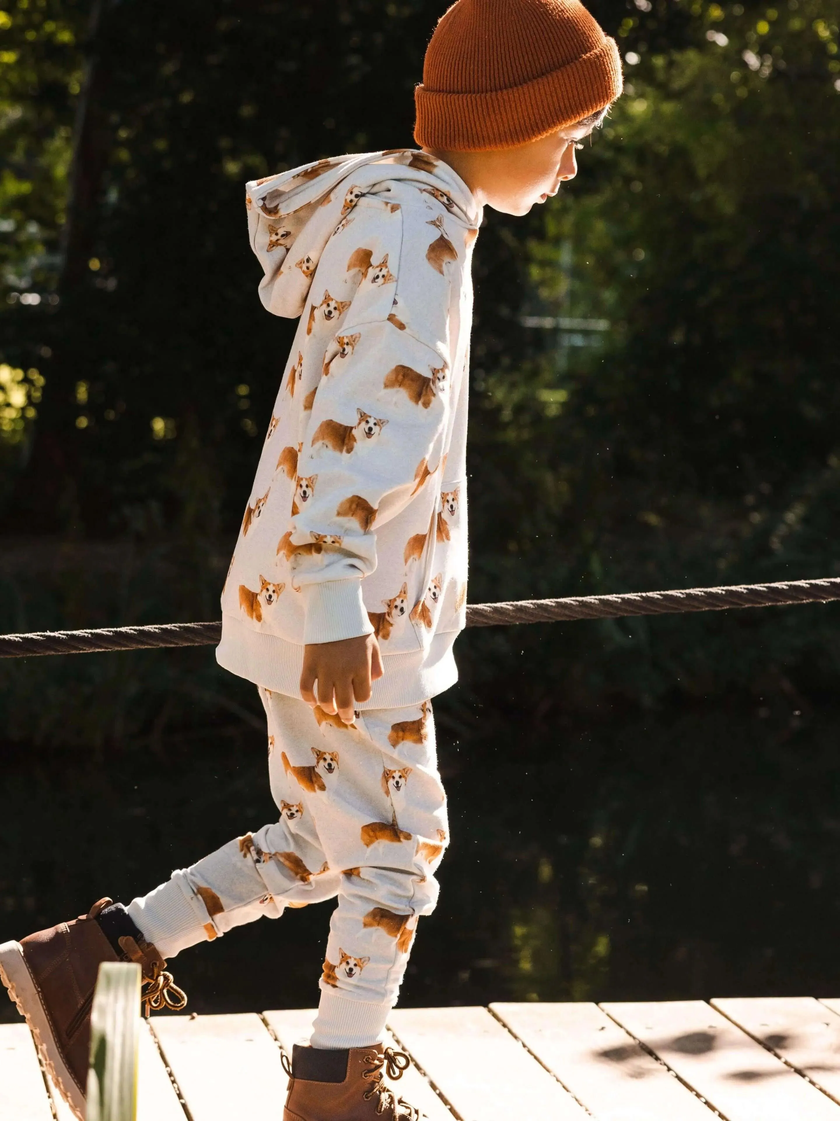 Corgi Time Oversized Hoodie Kids