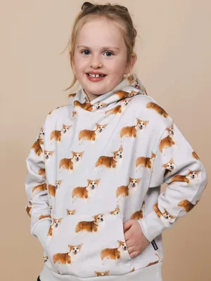 Corgi Time Oversized Hoodie Kids