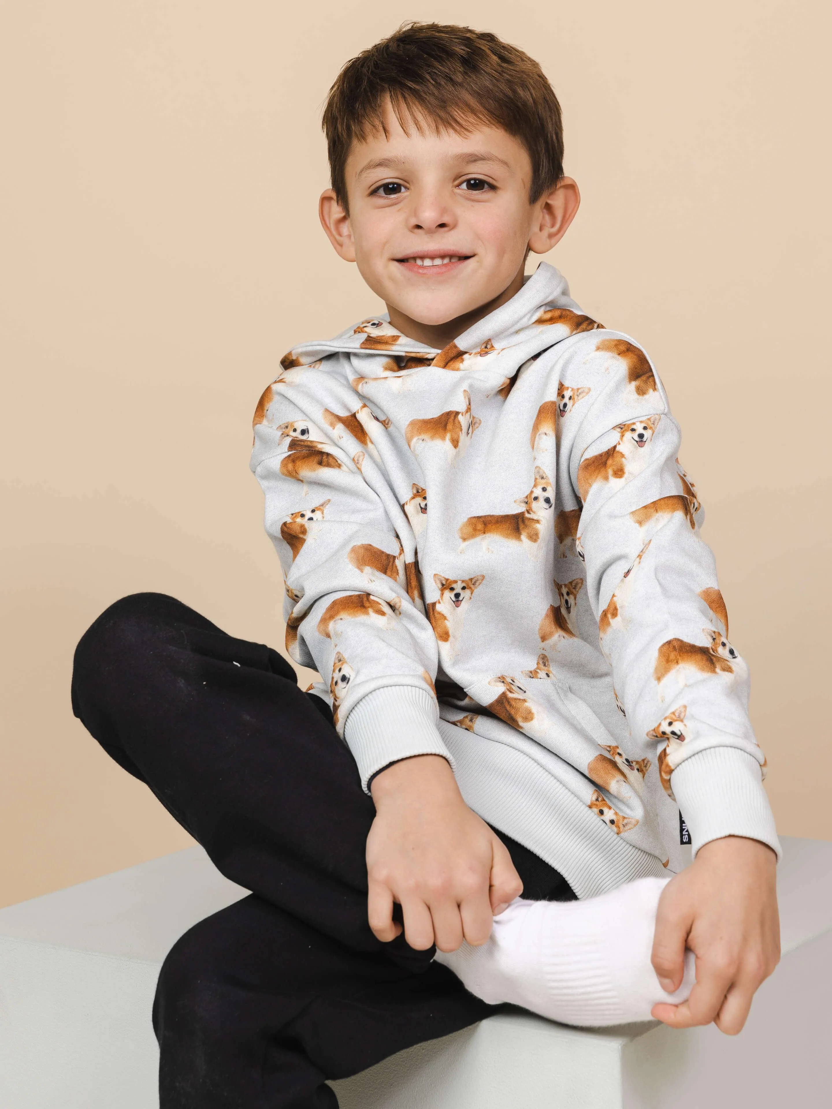 Corgi Time Oversized Hoodie Kids