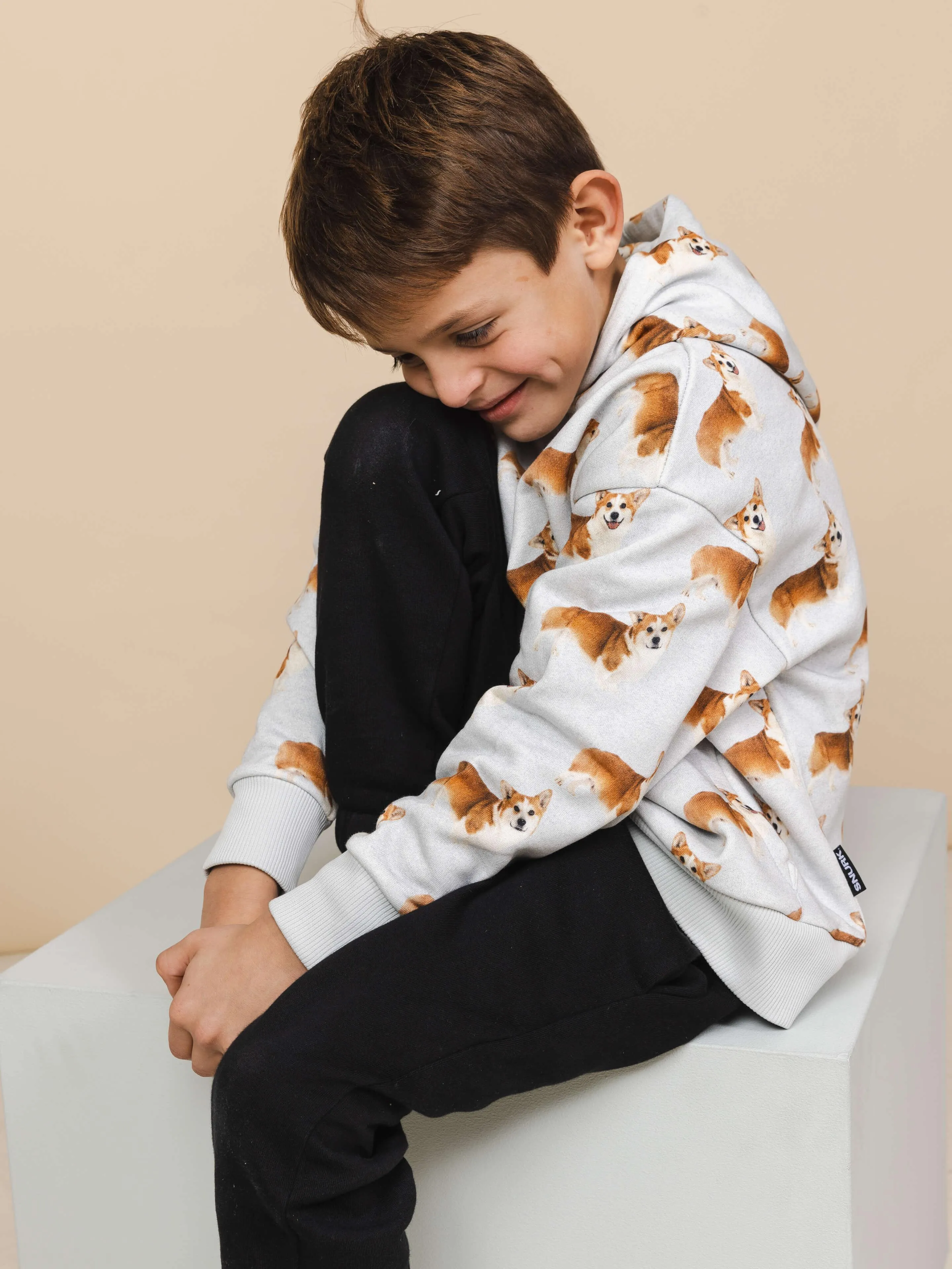 Corgi Time Oversized Hoodie Kids