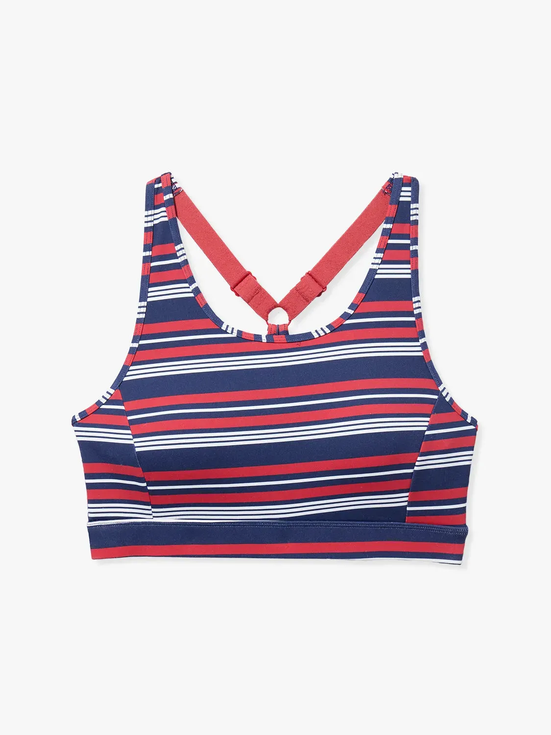 Corliss Sports Bra | Nautical Stripe
