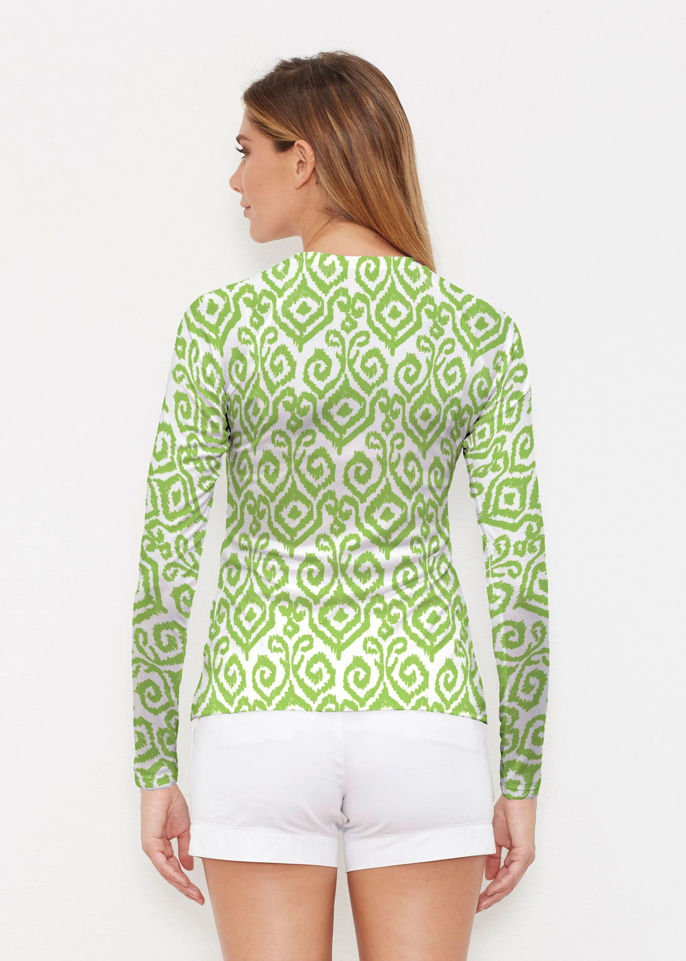 Crayola Aqua- Lime (8029) ~ Long Sleeve Rash Guard