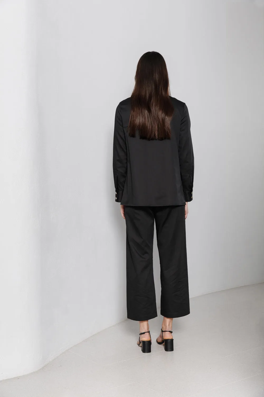 cropped pant, black