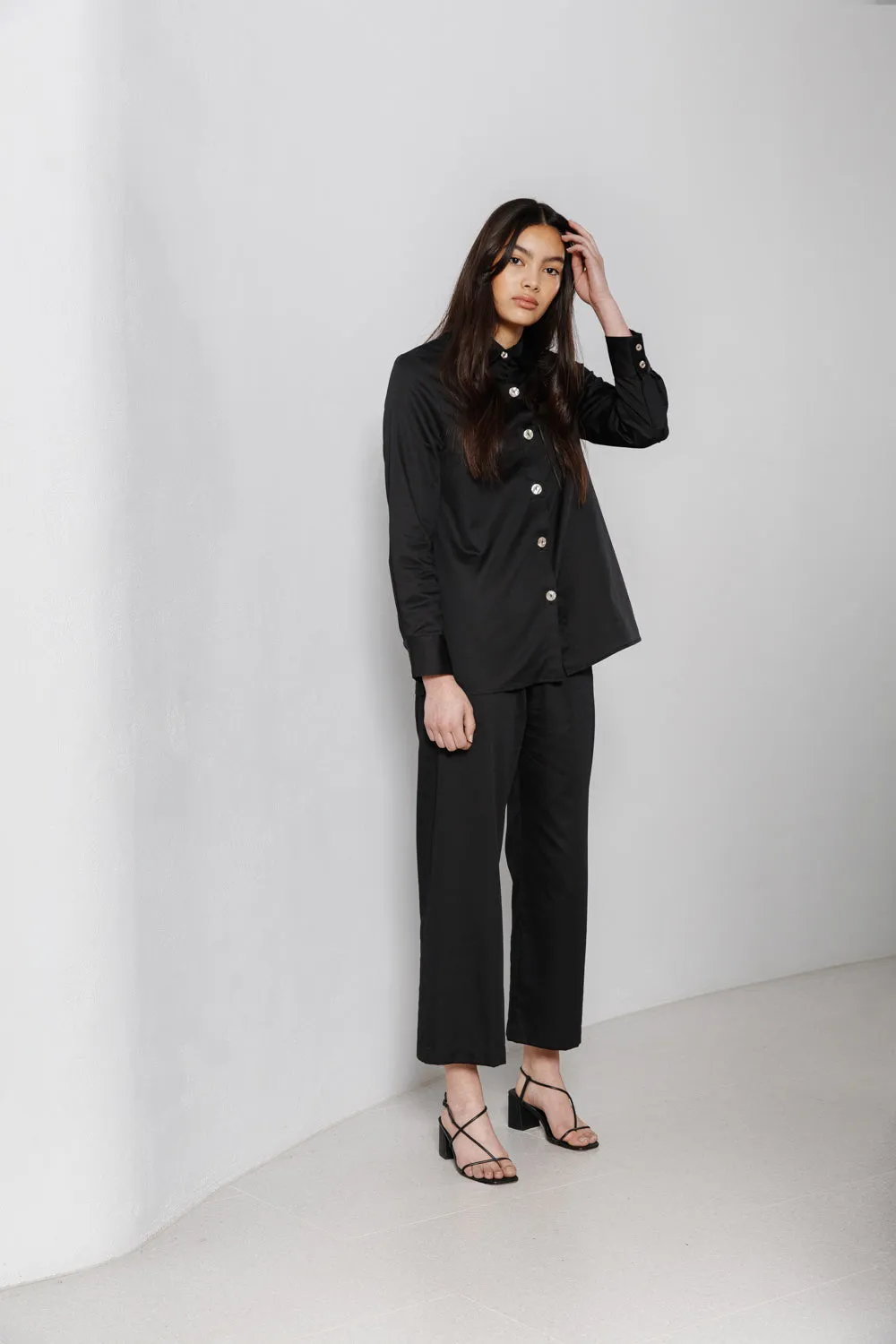 cropped pant, black