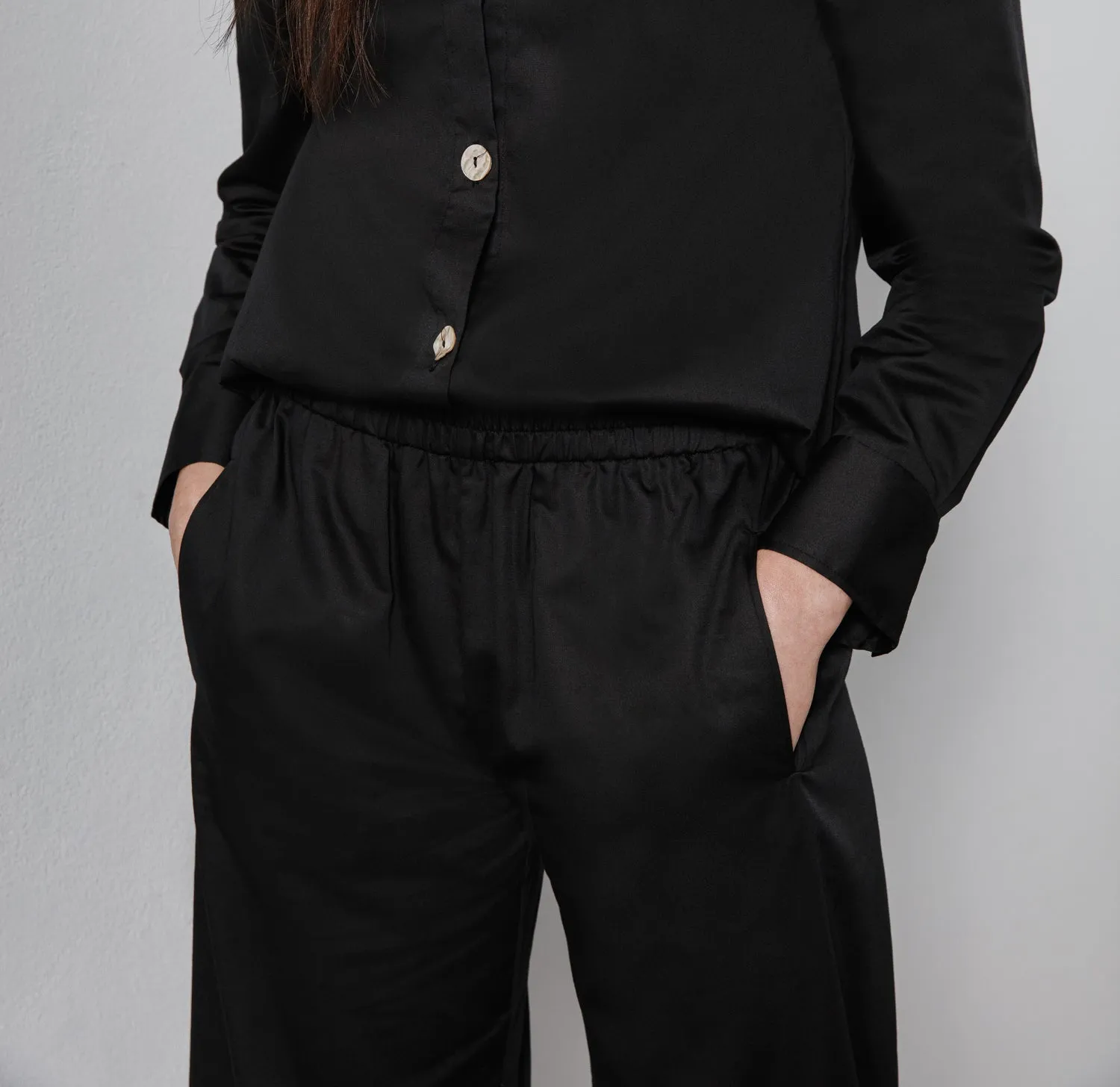 cropped pant, black