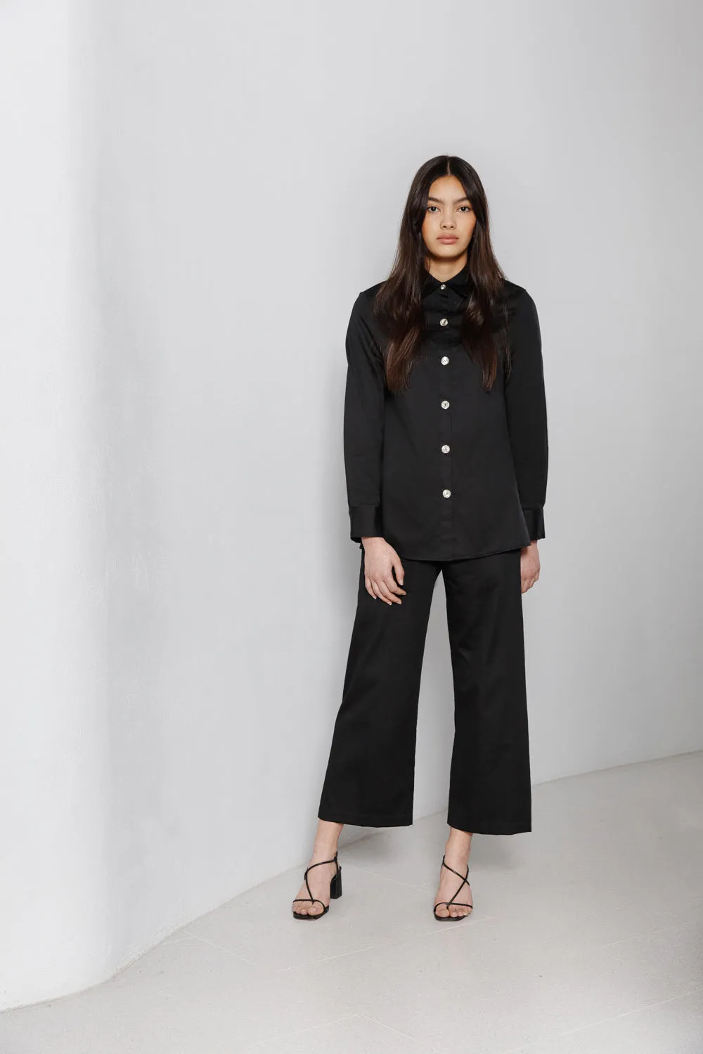 cropped pant, black