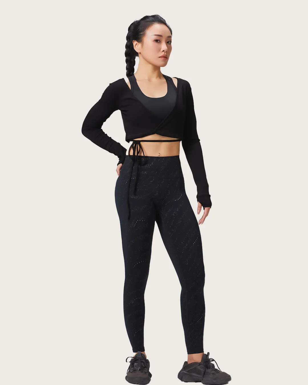Cropped Tie Tank Top