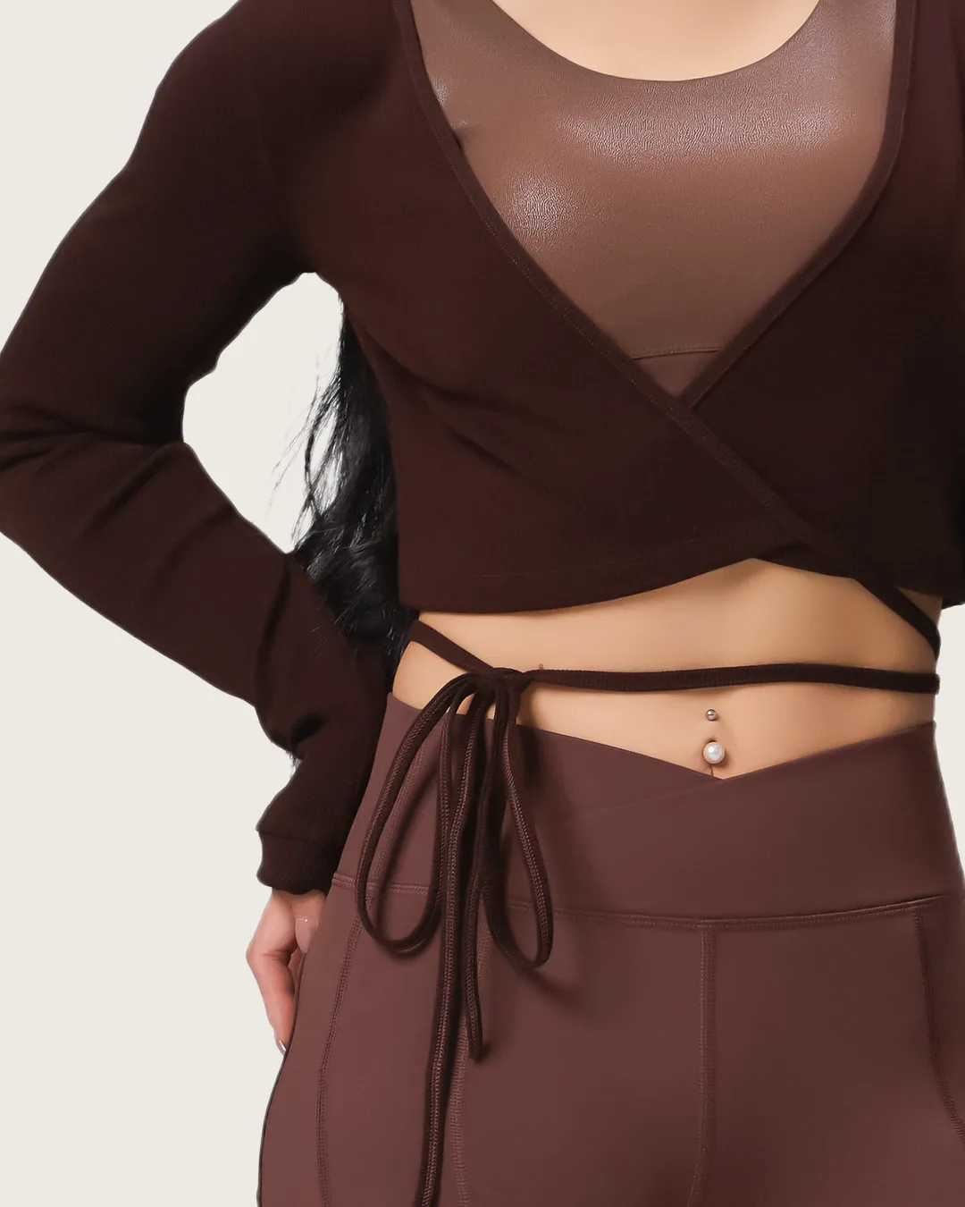 Cropped Tie Tank Top