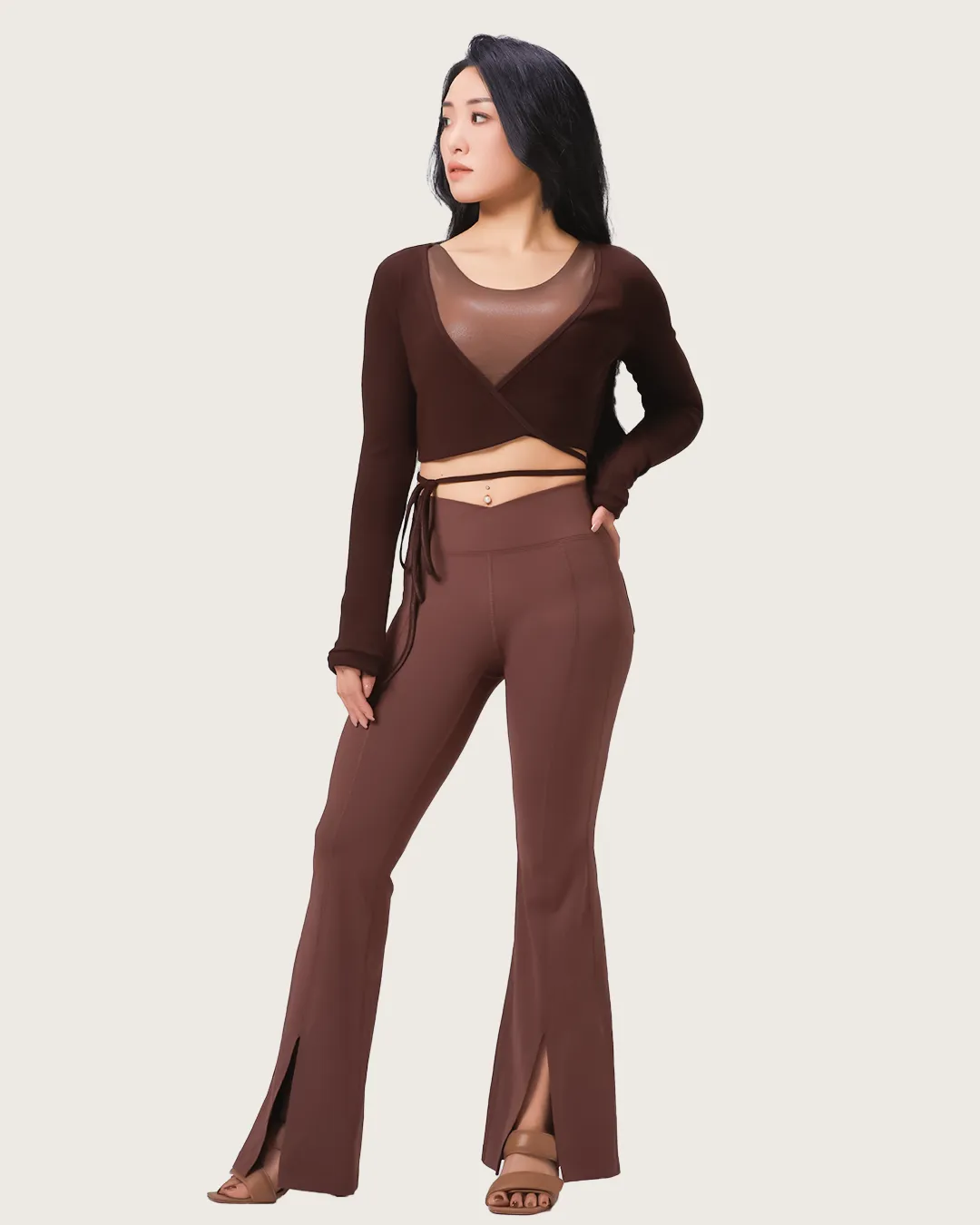 Cropped Tie Tank Top