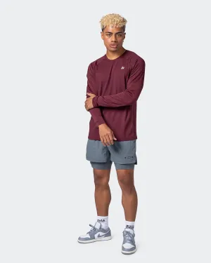 Cross Train Long Sleeve Top - Dark Plum