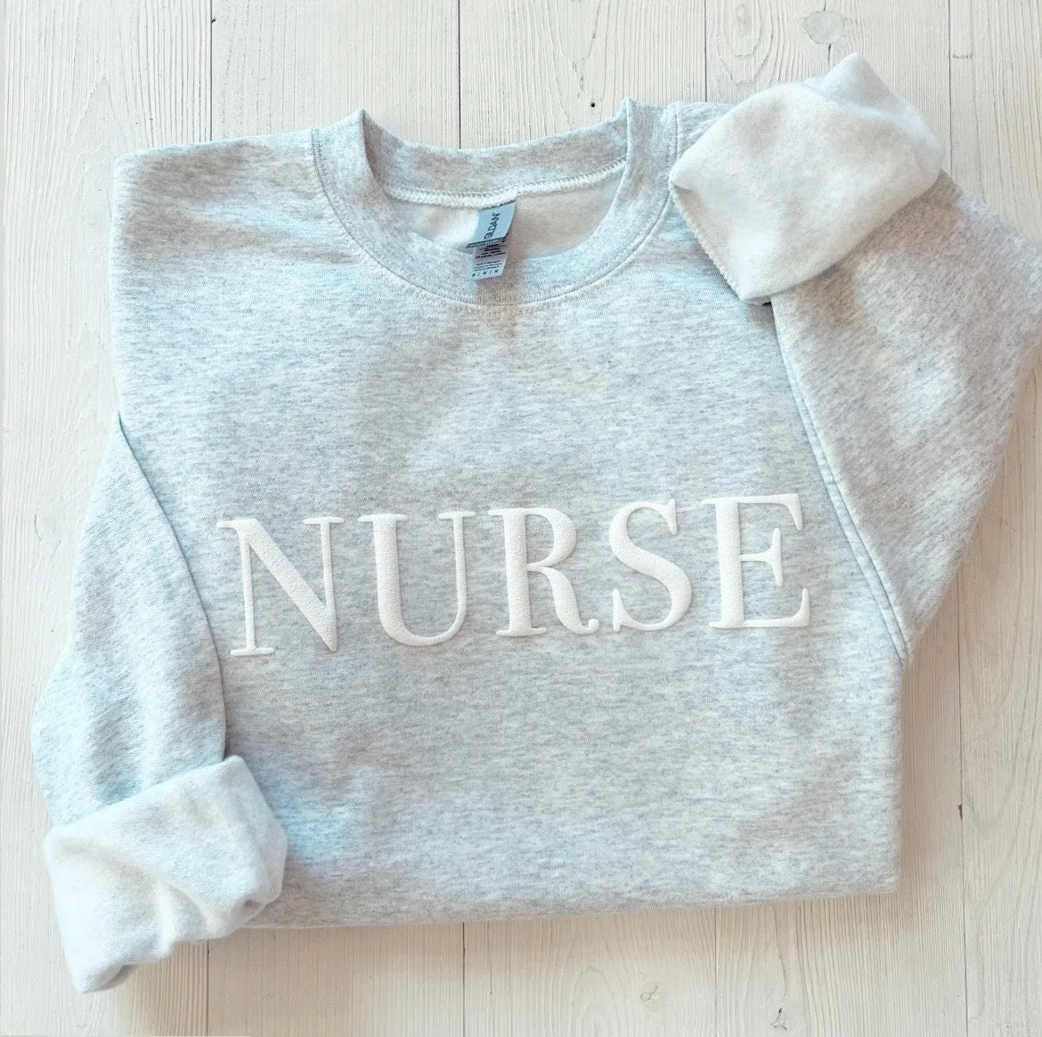 Custom Nursing School Graduation Embossed Sweat Set