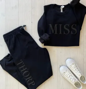 Customized Teacher Loungewear Matching Joggers Outfit