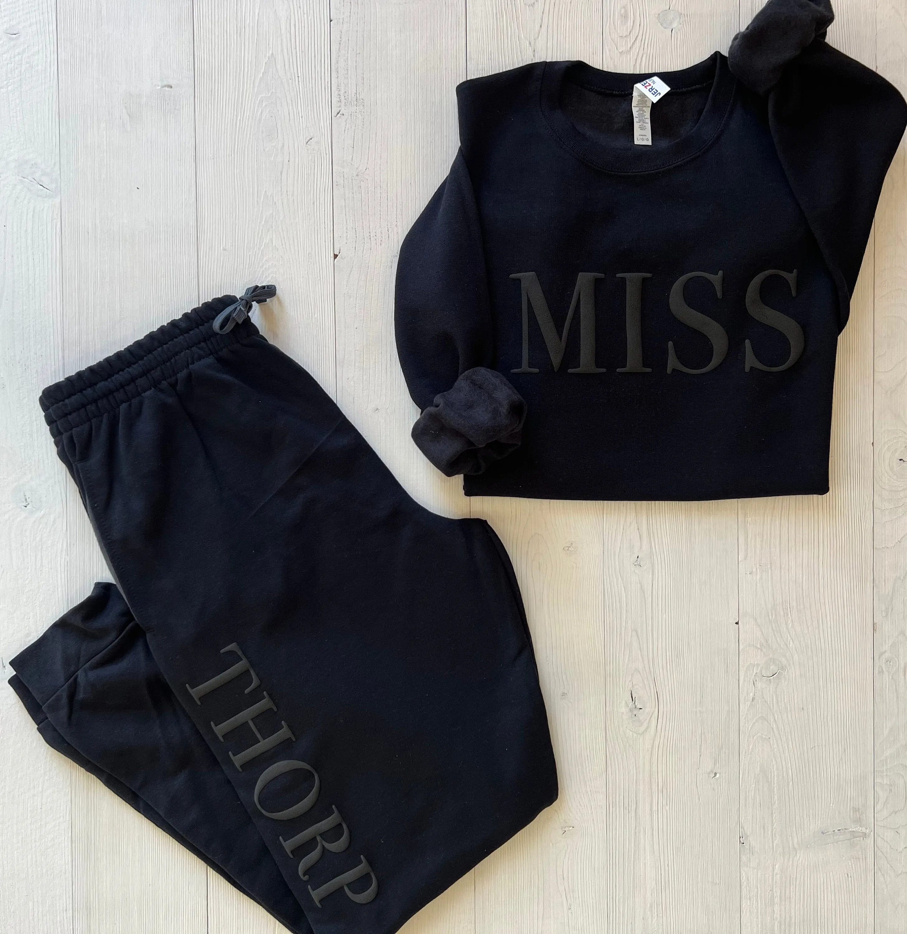 Customized Teacher Loungewear Matching Joggers Outfit