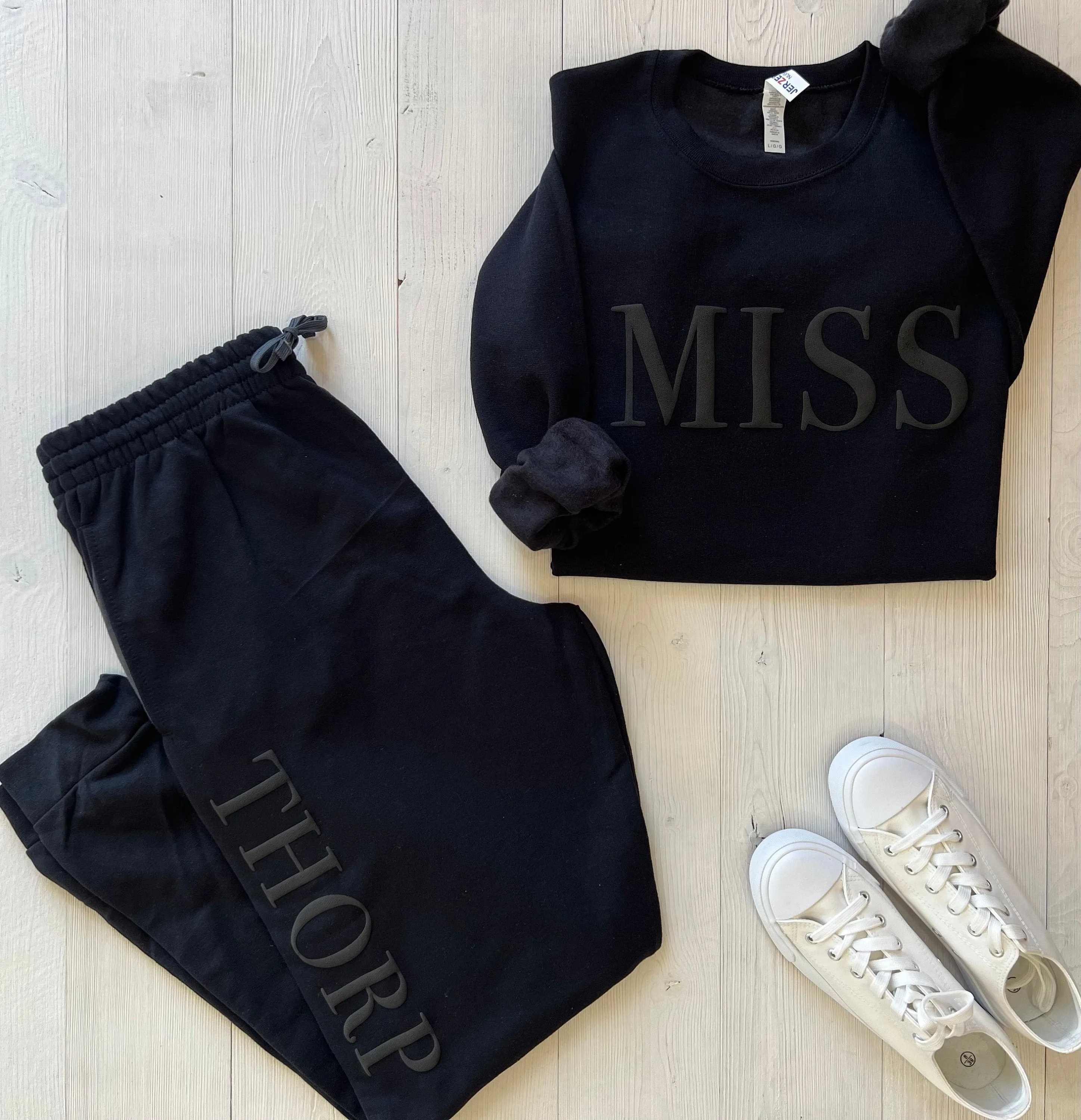Customized Teacher Loungewear Matching Joggers Outfit