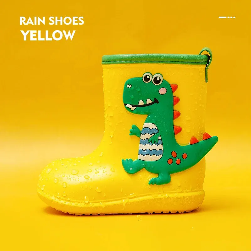 Cute Dinosaur Rain Boots for Children - Gumboots for Kids