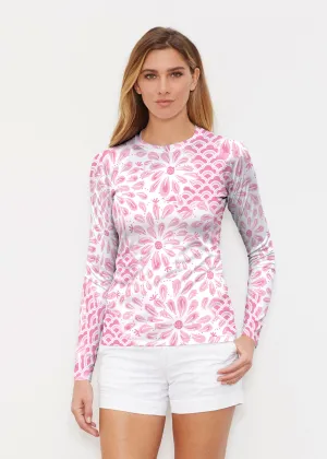 Daybreak Pink (8073) ~ Long Sleeve Rash Guard
