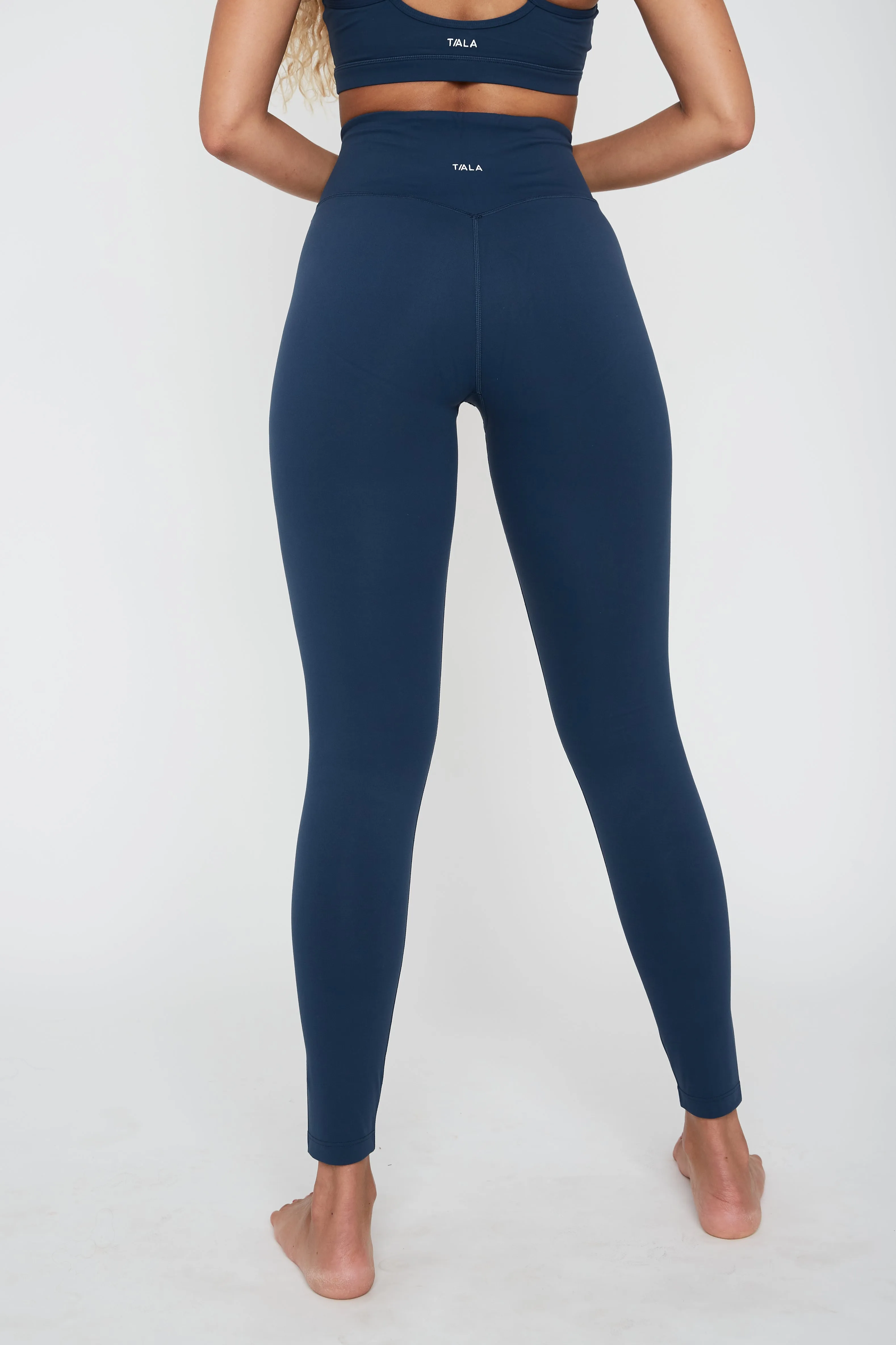 DAYFLEX WRAP HIGH WAISTED LEGGING - SEA BLUE