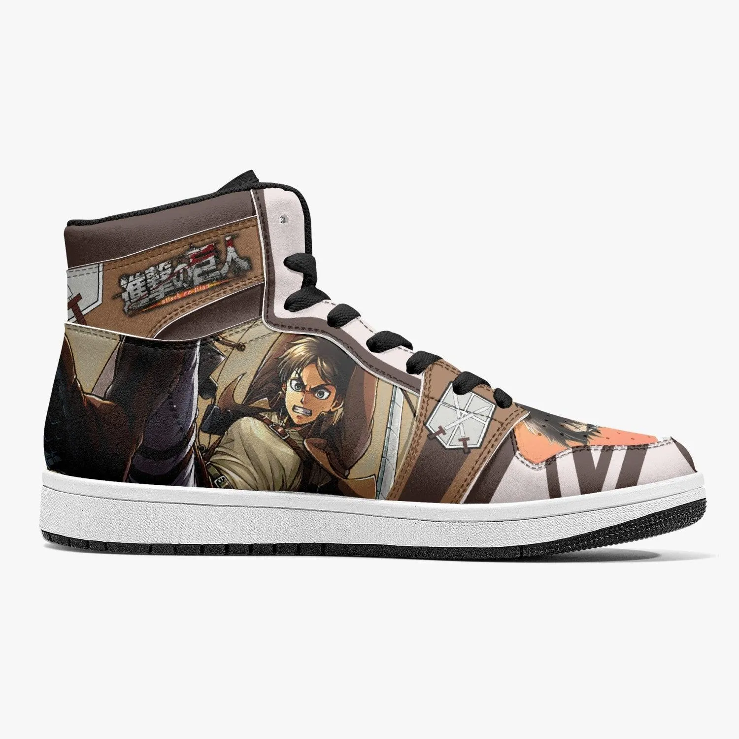 Eren Yeager Training Corps Shingeki no Kyojin Mid 1 Basketball Shoes